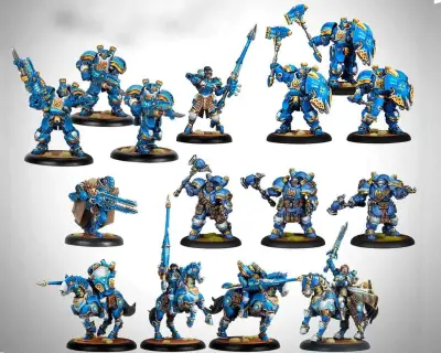 Figurine warmachine cygnar storm legion auxiliary expansion